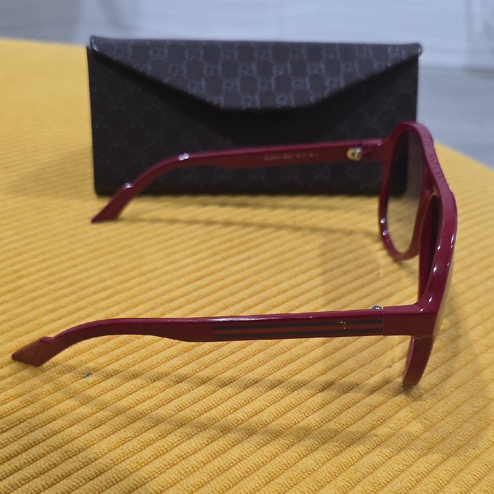 Gucci Red Sunglasses